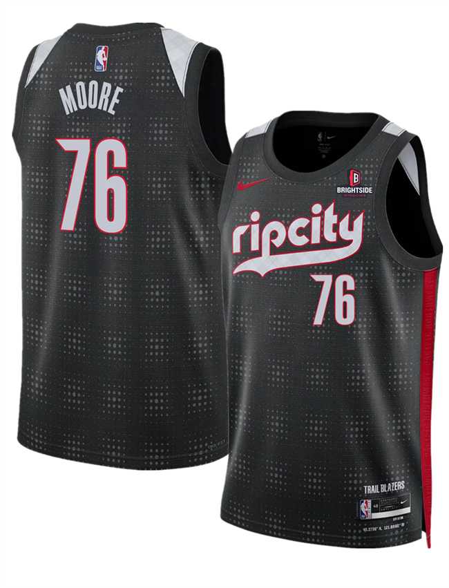 Men's Portland Trail Blazers #76 Taze Moore Black 2024-25 City Edition Edition Stitched Jersey Dzhi,We sell and wholesale Men's Portland Trail Blazers #76 Taze Moore Black 2024-25 City Edition Edition Stitched Jersey Dzhi on line form chian!
